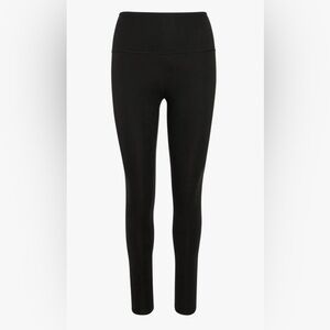 WONE Luxury Minimalist Black Leggings Size Medium High Rise Full Length